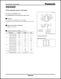 Click here to download XN4505 Datasheet