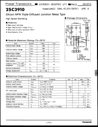 Click here to download 2SC3910 Datasheet