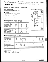 Click here to download 2SD1485P Datasheet