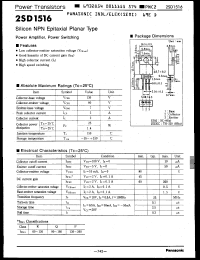 Click here to download 2SD1516 Datasheet