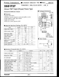 Click here to download 2SD1727 Datasheet