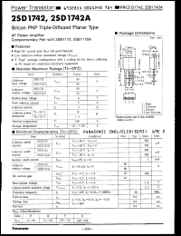 Click here to download 2SD1742AO Datasheet