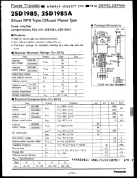 Click here to download 2SD1985Q Datasheet