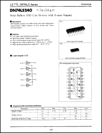 Click here to download DN74LS240S Datasheet