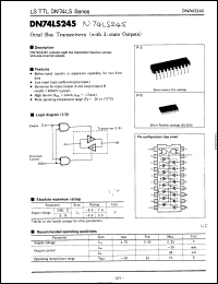 Click here to download DN74LS245 Datasheet