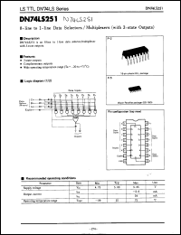 Click here to download DN74LS251S Datasheet