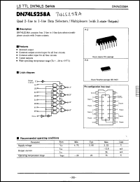 Click here to download DN74LS258AS Datasheet