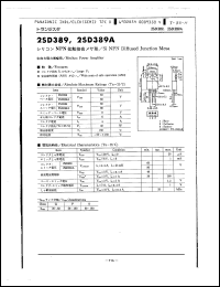 Click here to download 2SD389AO Datasheet
