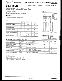 Click here to download 2SA1698Q Datasheet