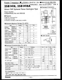 Click here to download 2SB1418P Datasheet