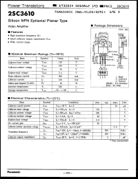 Click here to download 2SC3610 Datasheet