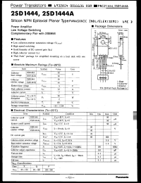 Click here to download 2SD1444AQ Datasheet