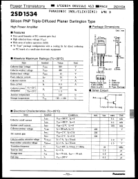 Click here to download 2SD1534 Datasheet