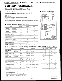 Click here to download 2SD1539Q Datasheet