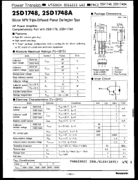 Click here to download 2SD1748Q Datasheet