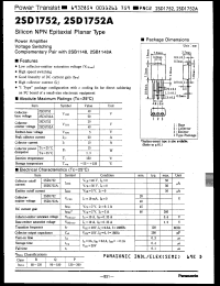 Click here to download 2SD1752P Datasheet