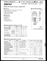 Click here to download 2SK767 Datasheet