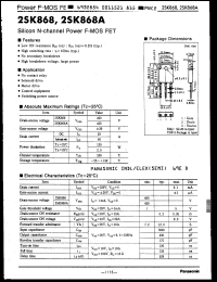 Click here to download 2SK868 Datasheet