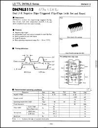 Click here to download DN74LS112 Datasheet