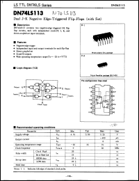 Click here to download DN74LS113S Datasheet
