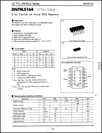 Click here to download DN74LS164S Datasheet