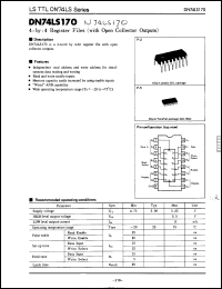 Click here to download DN74LS170 Datasheet