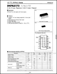 Click here to download DN74LS173S Datasheet