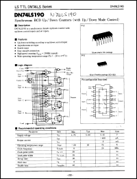 Click here to download DN74LS190 Datasheet
