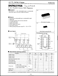 Click here to download DN74LS195A Datasheet