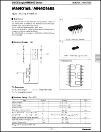 Click here to download MN4016B Datasheet