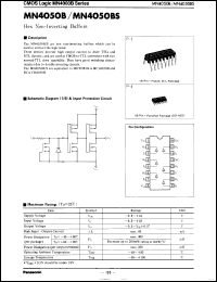 Click here to download MN4050B Datasheet