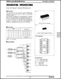 Click here to download MN4052B Datasheet