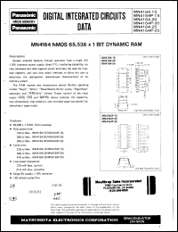 Click here to download MN4164P20 Datasheet