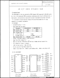 Click here to download MN41C4000SJ10 Datasheet