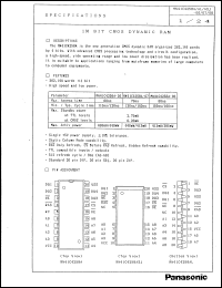 Click here to download MN41C4258ASJ08 Datasheet