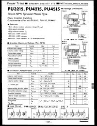 Click here to download PU4215 Datasheet