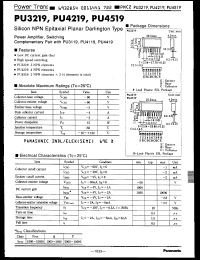 Click here to download PU4219P Datasheet