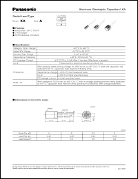 Click here to download ECEA0GKA101 Datasheet