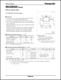 Click here to download MAZ8051-M Datasheet