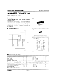 Click here to download MN4071BS Datasheet