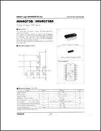 Click here to download MN4075B Datasheet