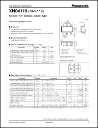 Click here to download XN4110 Datasheet