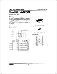 Click here to download MN4078B Datasheet
