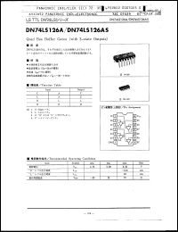 Click here to download DN74LS126A Datasheet