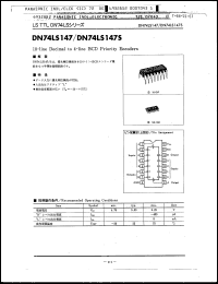 Click here to download DN74LS147S Datasheet