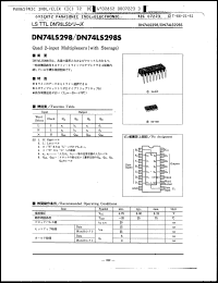Click here to download DN74LS298 Datasheet