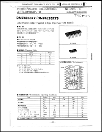 Click here to download DN74LS377S Datasheet