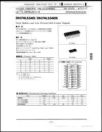 Click here to download DN74LS540S Datasheet