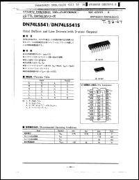 Click here to download DN74LS541S Datasheet