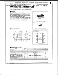 Click here to download MN4007UB Datasheet